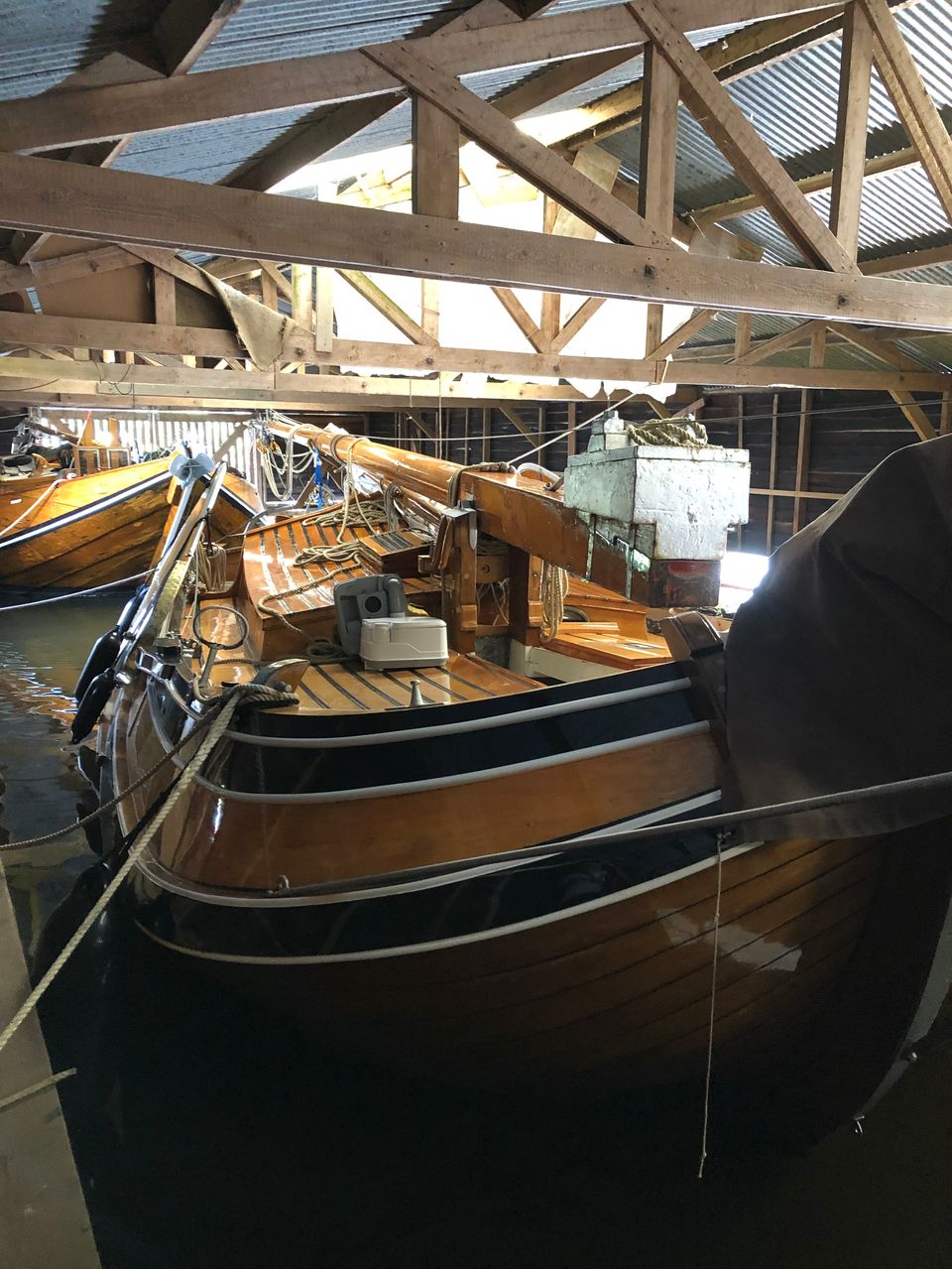 Boeier Lantinga 900 1908 – Authentieke houten zeilboot vaarklaar - Foto 18
