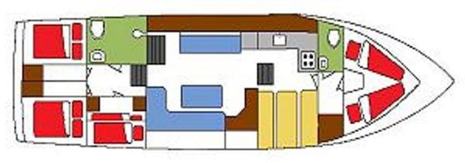 Valkkruiser 1400 (1992) – stalen motorjacht met 4 hutten - Foto 33