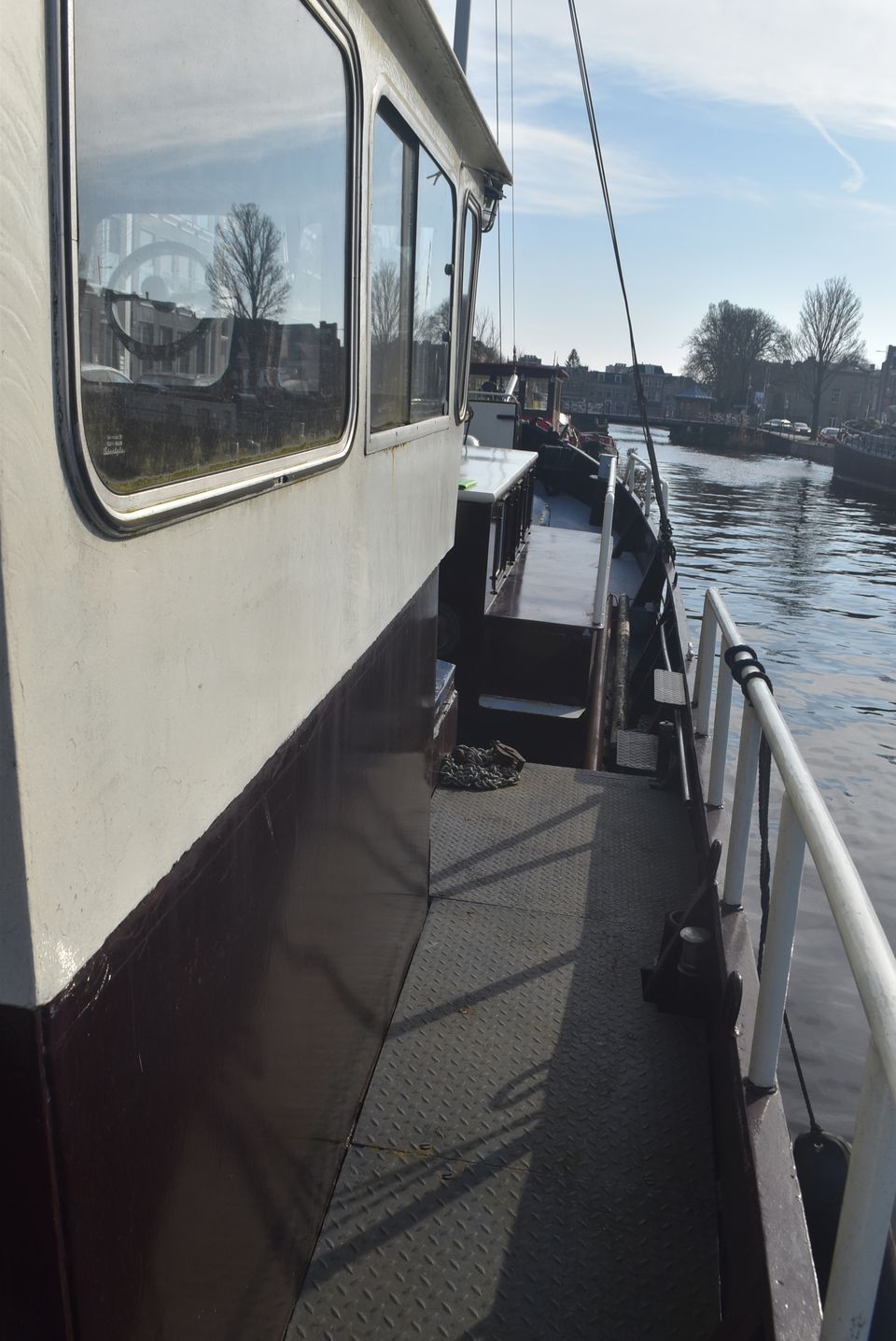 Ex Viskotter 16.80 1975 – Stalen woonboot met 2 hutten - Foto 12