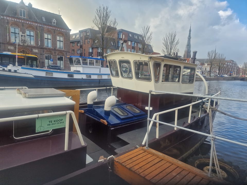 Ex Viskotter 16.80 1975 – Stalen woonboot met 2 hutten - Foto 45