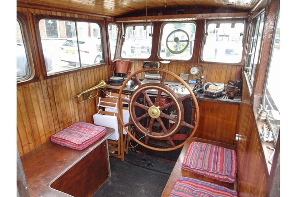 Ex Viskotter 16.80 1975 – Stalen woonboot met 2 hutten - Foto 17