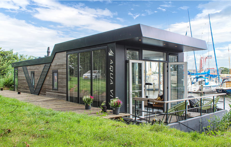 Aquavive Houseboat 1500 2018 – Woonboot met vaste ligplaats - Foto 1