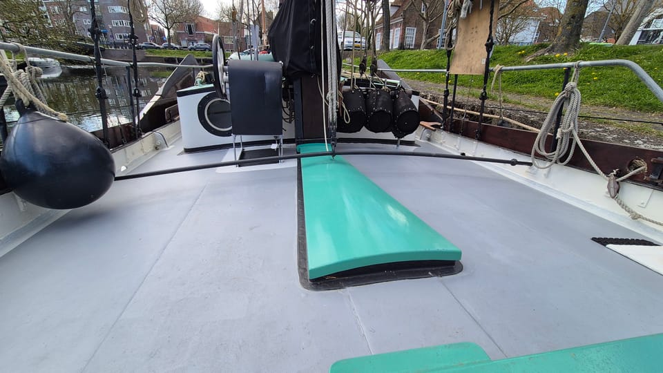 Klipperaak 17.54m 1911 – Rijke historie, platbodem, CVO-vrij - Foto 10