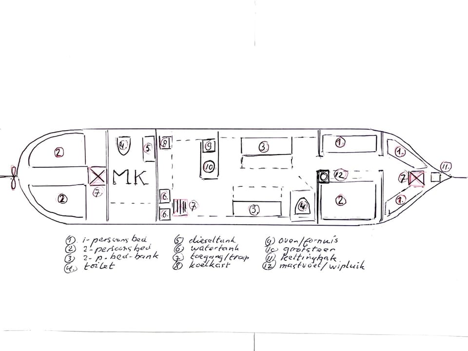 Klipperaak 17.54m 1911 – Rijke historie, platbodem, CVO-vrij - Foto 51