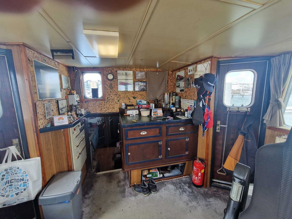 Ex-Viskotter Woonschip 1978 – 21m vaarbewoonbaar IJmuiden - Foto 25