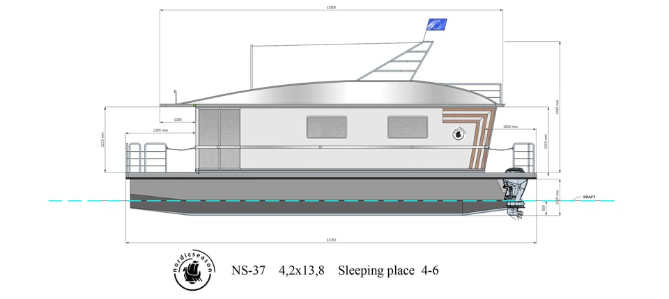 Nordic Season 47 Sea37 CE-C Houseboat - Foto 29