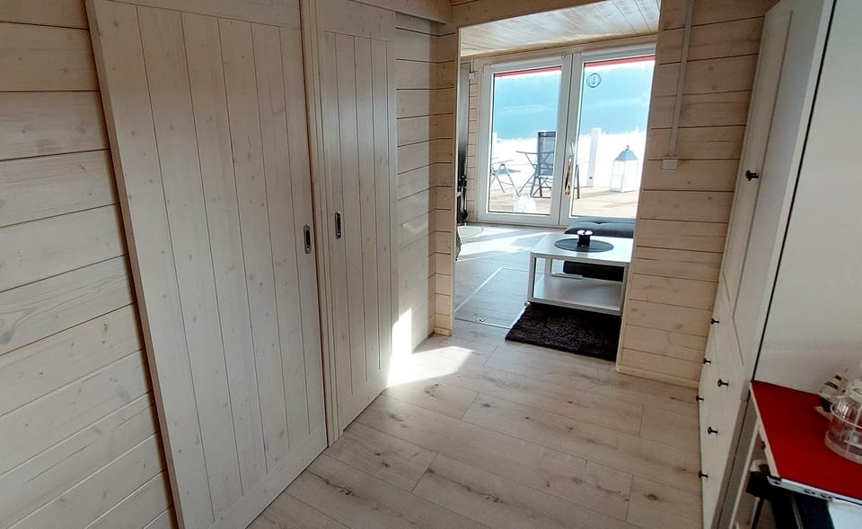 Houseboat ZOE 1200 – Modulaire woonboot voor zomer of jaarrond - Foto 17
