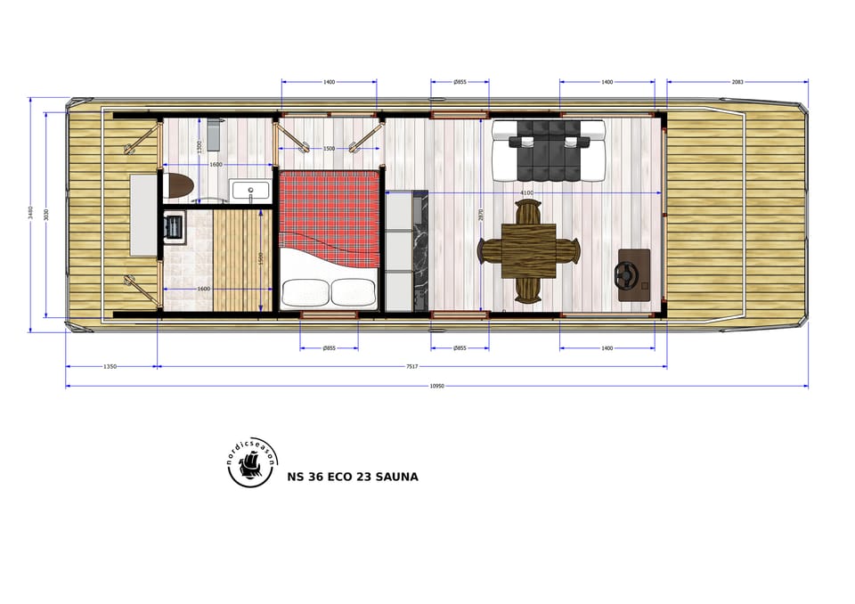 Nordic Season NS 36 Eco 23 Houseboat - Foto 88