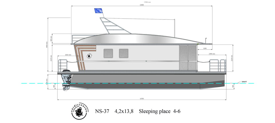 Nordic Season 47 Sea37 CE-C Houseboat - Foto 30