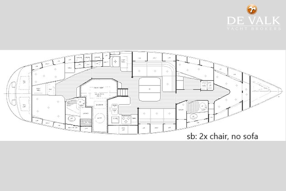 Hallberg Rassy 46 2004 – Bluewater cruiser met Frers-ontwerp - Foto 43