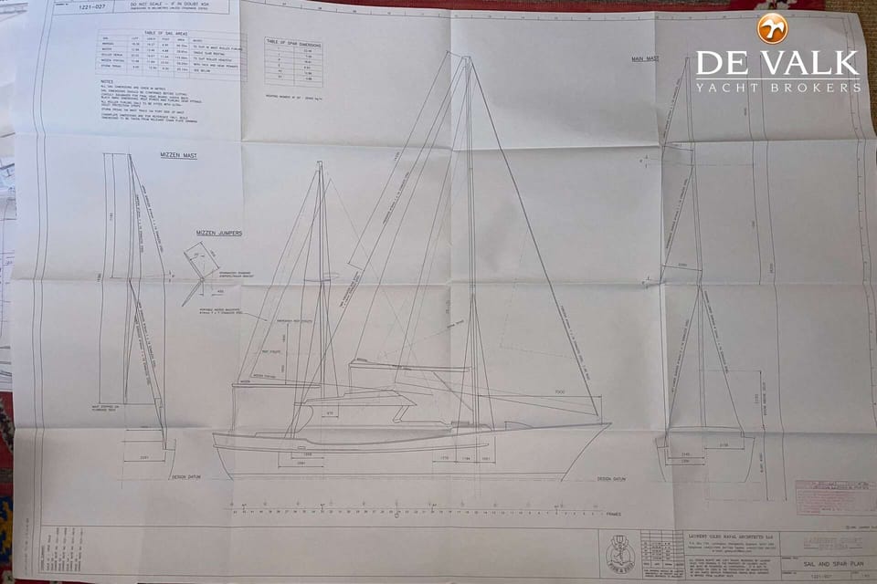 Laurent Giles Motorsailer Steel 23m - Foto 37