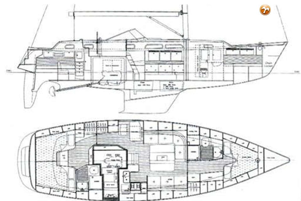 Hallberg Rassy 43 MK I - Foto 38