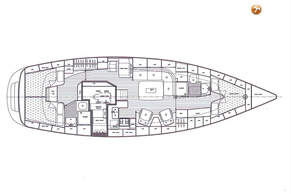Hallberg Rassy 43 MK I - Foto 38
