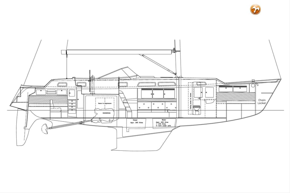Hallberg Rassy 43 MK I - Foto 39