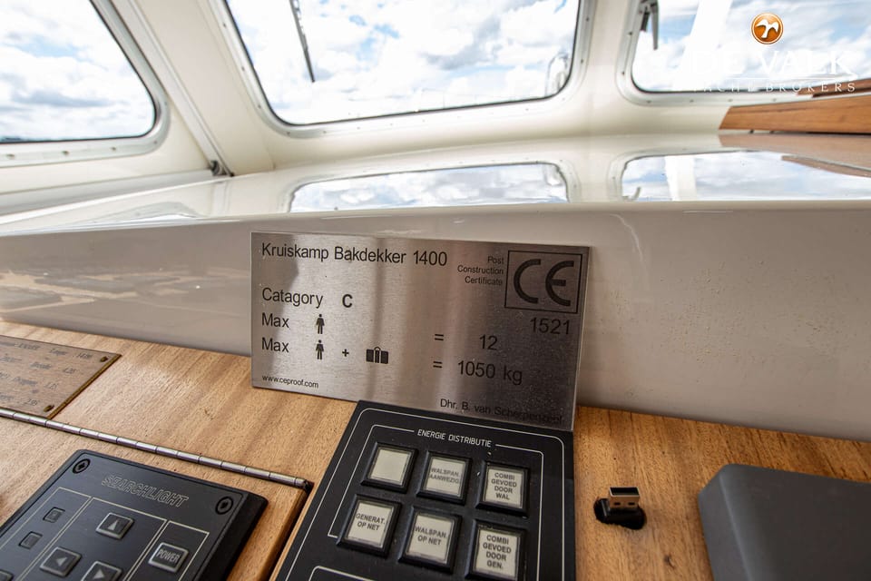 Kruiskamp Bakdekker 1400 (2005) – comfortabel stuurhuis - Foto 37