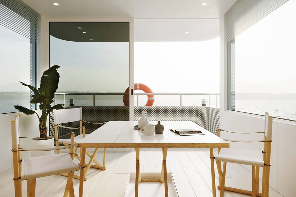 Houseboat MOAT Floating Hotel Room - Foto 11