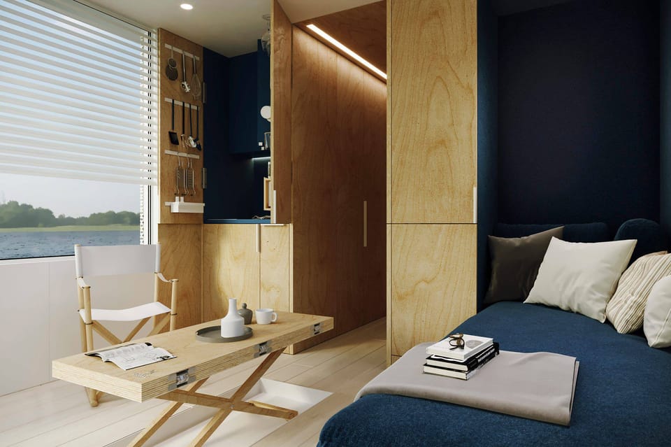 Houseboat MOAT Floating Hotel Room - Foto 9