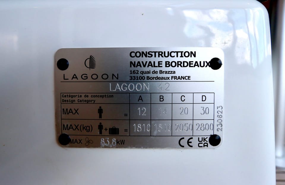 Lagoon 42 Full specs - Foto 93