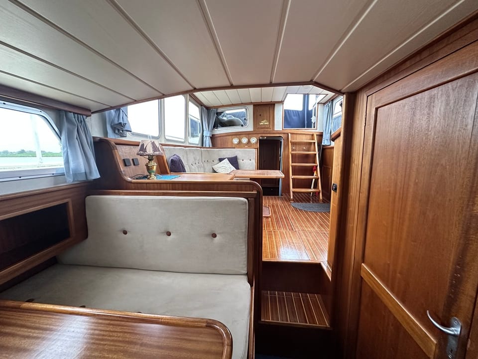 Molenkruiser 1050 GSAK 1995 – Stalen reiskruiser met vleugelkiel - Foto 11