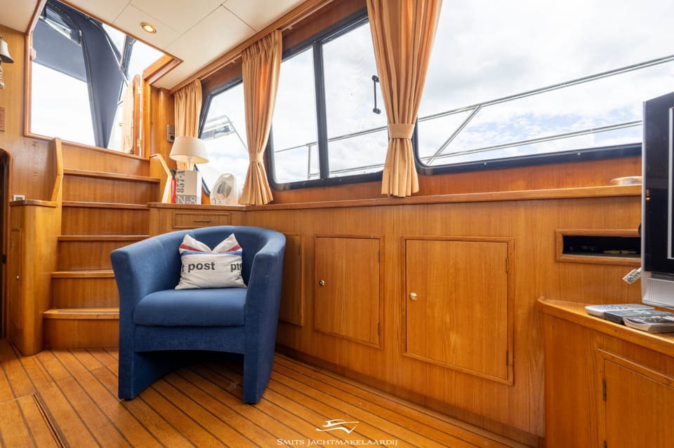 Valkkruiser 14.00 AK Cabrio 2002 – Achterkajuit met 6 slaapplaatsen - Foto 8