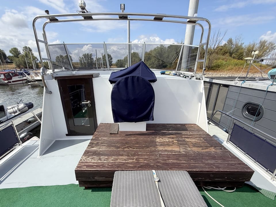 Marhen Kruiser 15.00 AK Cabrio 2004 – Ruim woonschip met mahonie afwerking - Foto 29