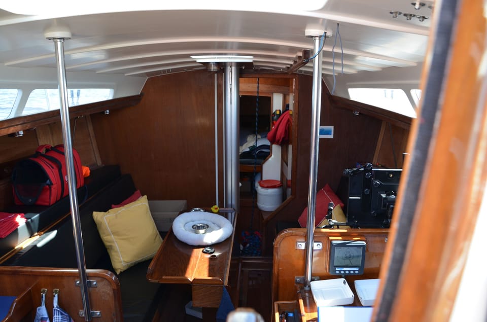 Waarschip 900+ 1986 – Houten zeiljacht met volledige stahoogte - Foto 32