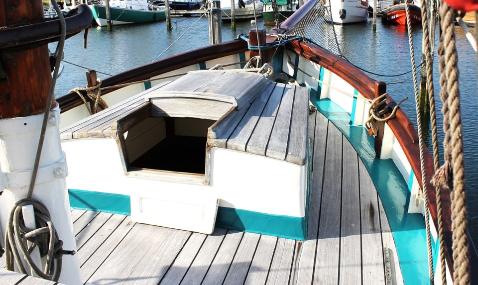 Zeegaand Zeilschip Galjas 1978 – Houten s-spant met achterspiegel - Foto 13