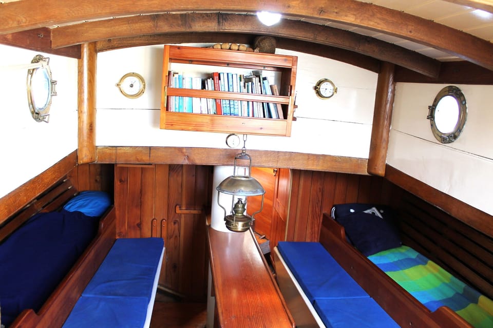 Zeegaand Zeilschip Galjas 1978 – Houten s-spant met achterspiegel - Foto 32