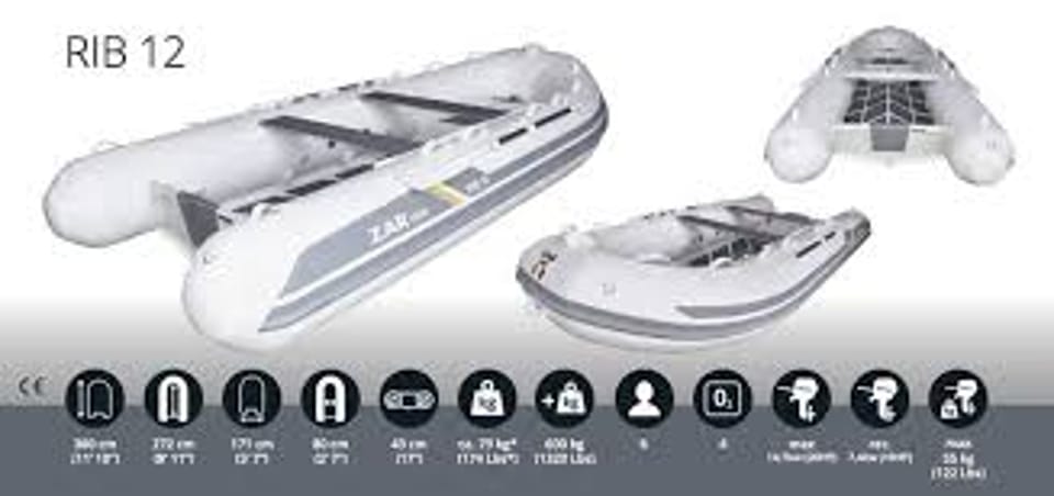 ZAR mini 12 DL 2023 – Veelzijdige V-bodem rubberboot - Foto 7