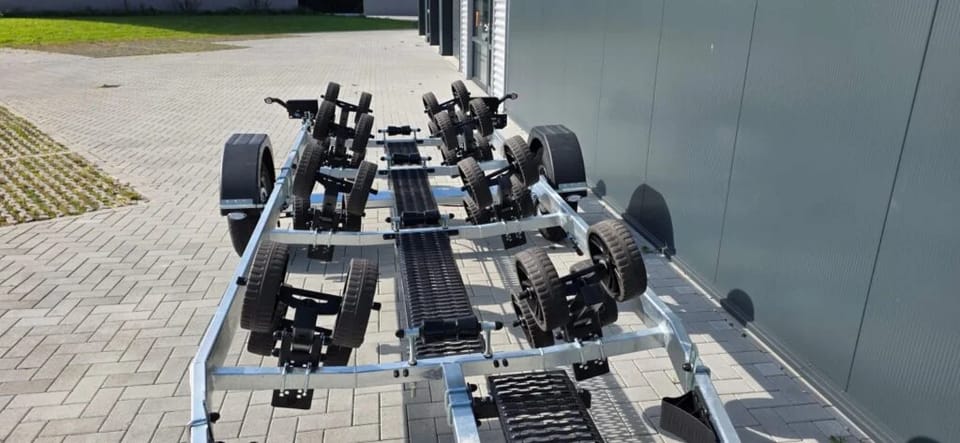 KT1800 XL Multiroller LED Kicktrailer Boottrailer voor tot 7 meter, Geremd - Foto 6