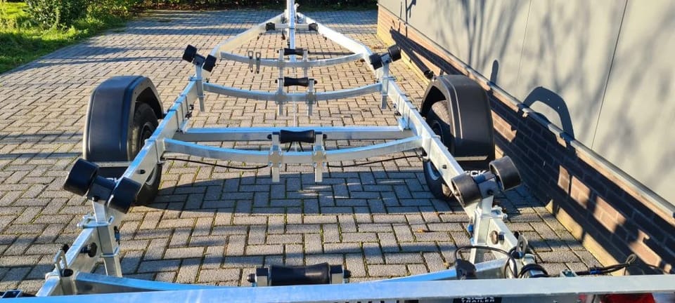 KT1800 Kicktrailer Boottrailer met Nederlands Kenteken, Geremd - 1800kg - Foto 6