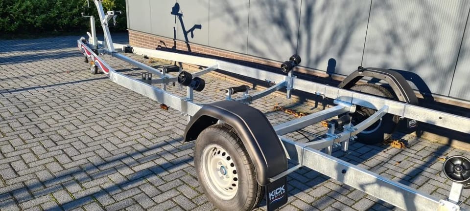 KT1800 Kicktrailer Boottrailer met Nederlands Kenteken, Geremd - 1800kg - Foto 10