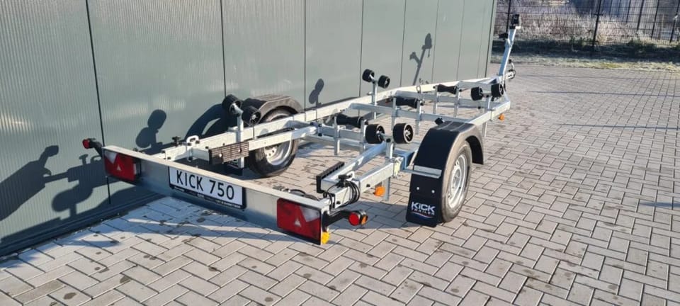 KT750 XL V Bun Kicktrailer voor boten 5-6.2M | 100 km/u Duitsland, ongeremd - Foto 8