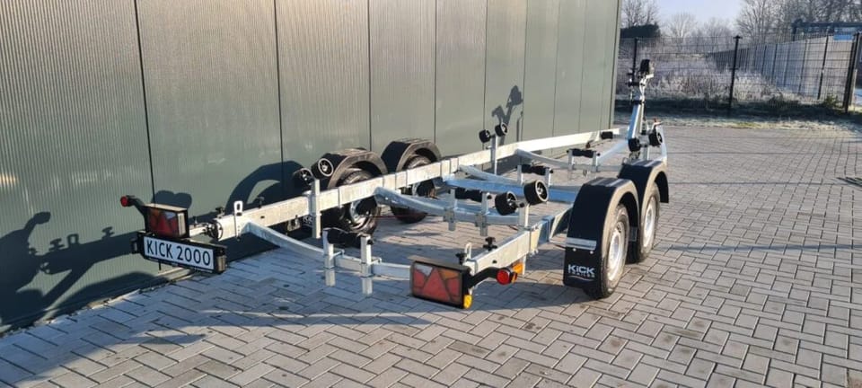 Kicktrailer KT2000 Led: Geremde Boottrailer voor Boten tot 7.5m - Foto 19