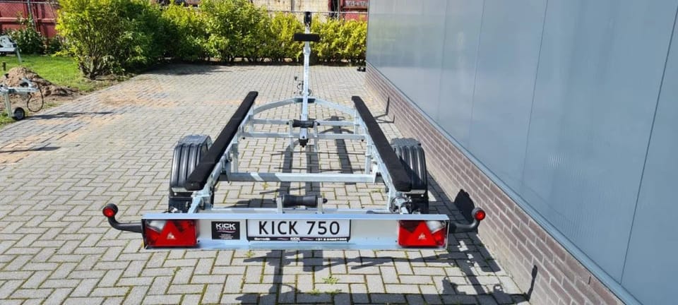 KT750p Platbodem trailer (750kg), Ongeremd - Foto 8