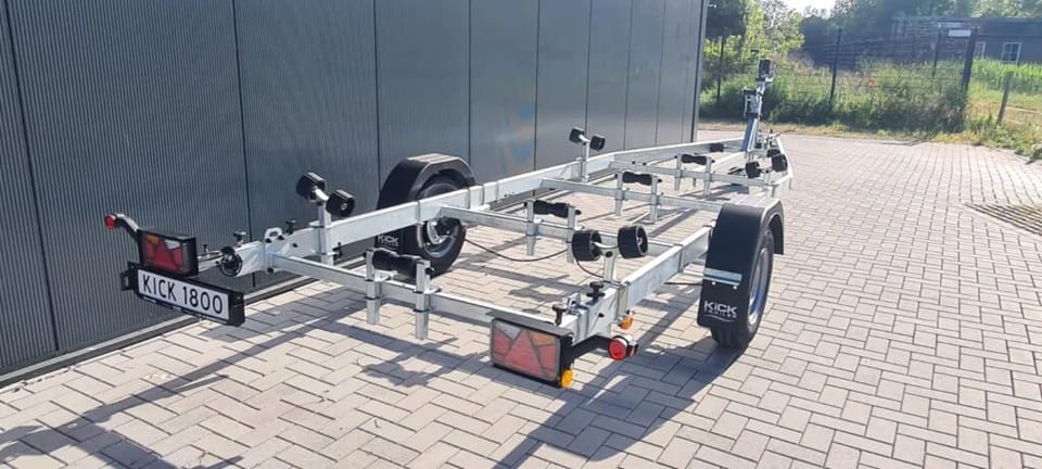 KT1800 LED Geremde Kicktrailer Boottrailer - Foto 7