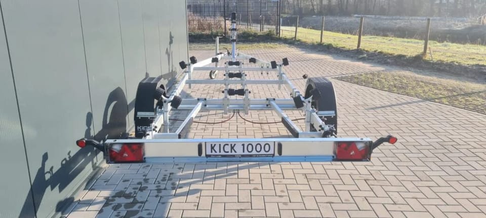 KT1000 Smart Tender Kick Trailer Geremd met NL Kenteken - Foto 12