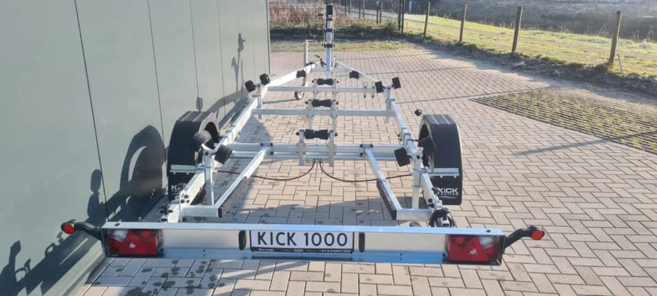 KT1000 Smart Tender Kick Trailer Geremd met NL Kenteken - Foto 13