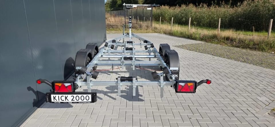 KT2000 Basis LED Boottrailer met Nederlands Kenteken, Geremd - Foto 8
