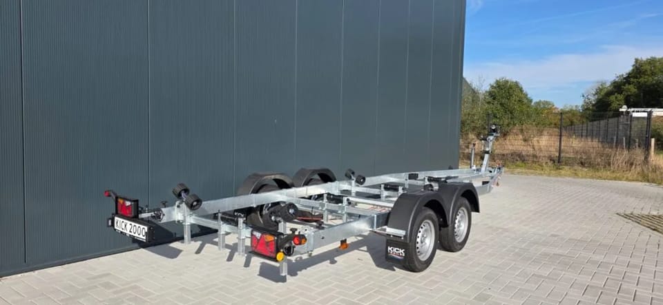 KT2000 Basis LED Boottrailer met Nederlands Kenteken, Geremd - Foto 13