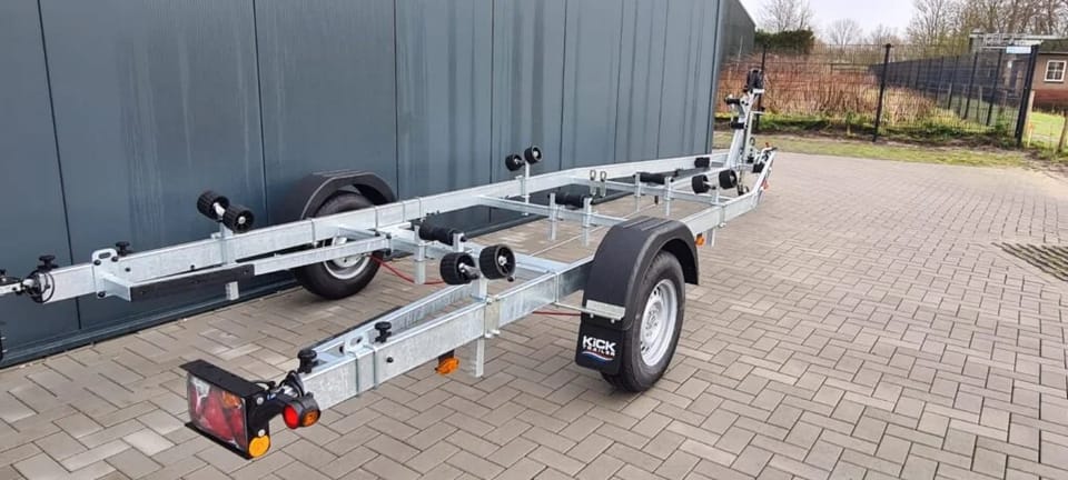KT1300 XL Tender KickTrailer met Nederlands Kenteken, Geremd - Foto 7