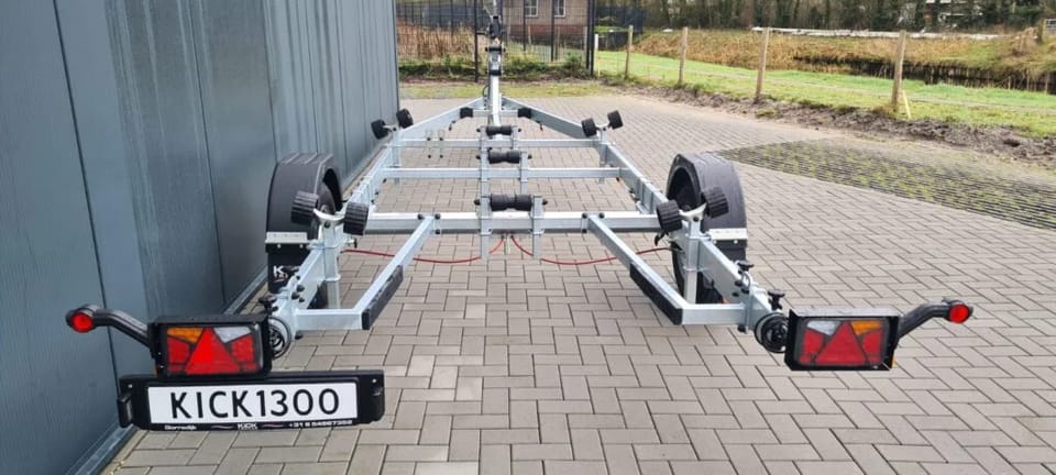 KT1300 XL Tender KickTrailer met Nederlands Kenteken, Geremd - Foto 14
