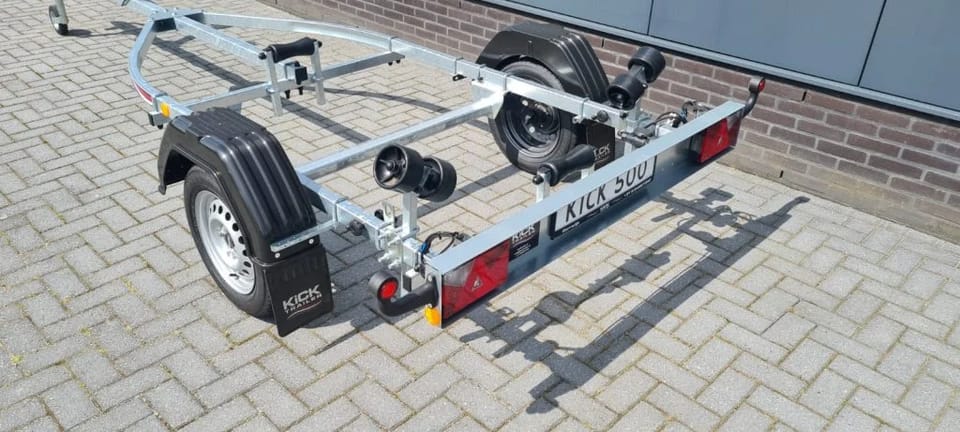 KT500 Kick Trailer 4.3m, Ongeremd, 100km/u Toelating - Foto 5