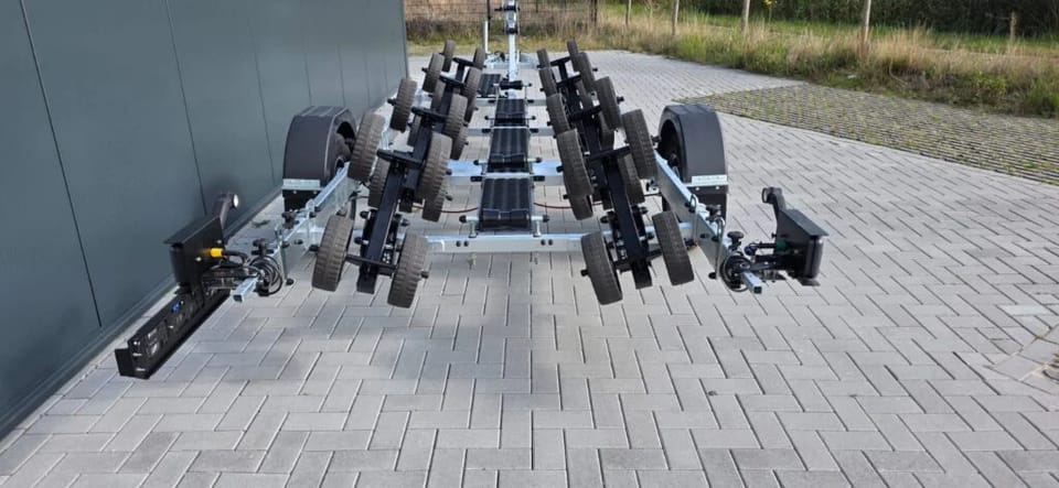 KT1500 XL Multiroller LED Kicktrailer: Geremde Boottrailer tot 7 Meter - Foto 11
