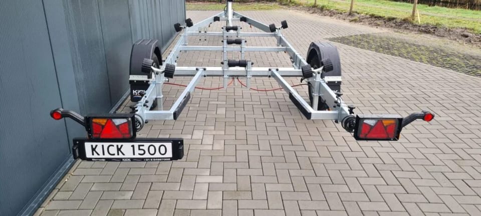 Kicktrailer KT1500 XL Tender 2026 – Geremd, Nederlands kenteken - Foto 13