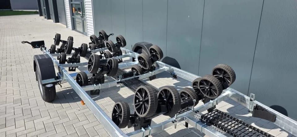 KT1300 XL Multiroller LED Kicktrailer voor 7m boten, Geremd - Foto 7