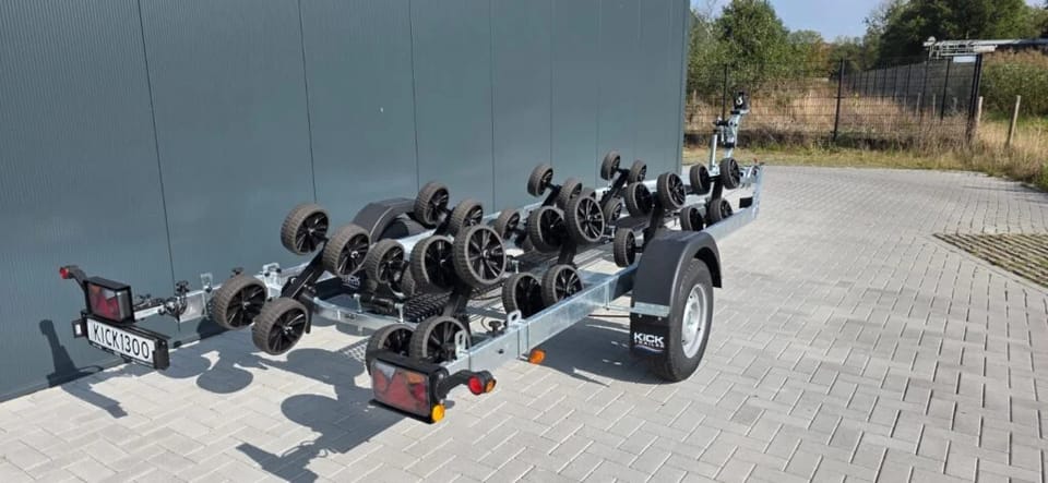 KT1300 XL Multiroller LED Kicktrailer voor 7m boten, Geremd - Foto 8