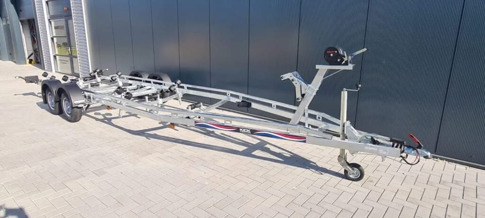 KT2500 XXL LED Kicktrailer, Geremde boottrailer (8.5m / 2500kg) - Foto 8